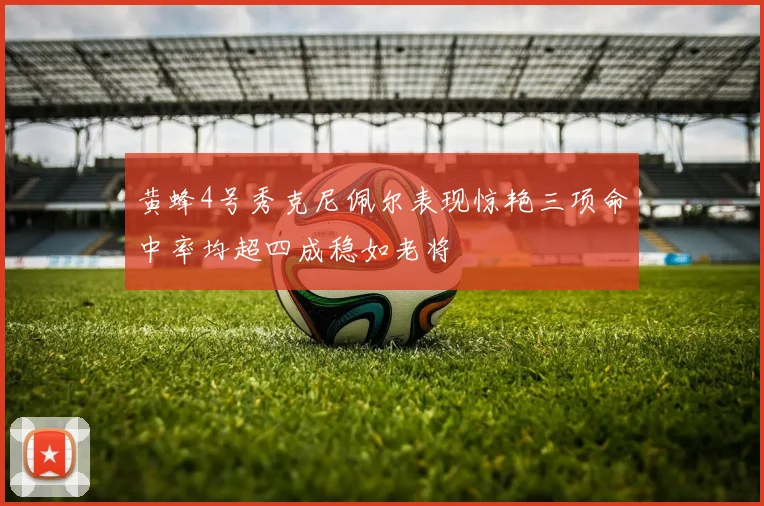 黄蜂4号秀克尼佩尔表现惊艳三项命中率均超四成稳如老将